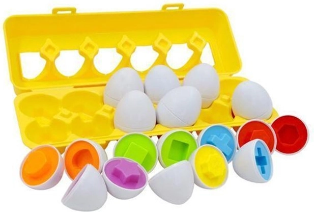 Uova da smistare – set di forme e colori