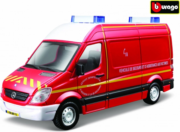 Modello in metallo Mercedes‑Benz Sprinter 1:50 di Bburago