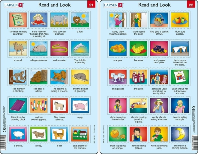 Puzzle Inglese – frasi più lunghe, 20 pezzi