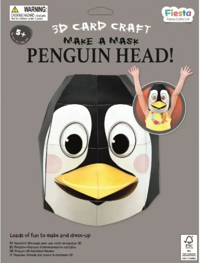 Fiesta Crafts Set Creativo 3D Maschera Pinguino