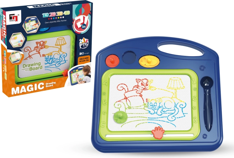 Lavagnetta magnetica Magic blu