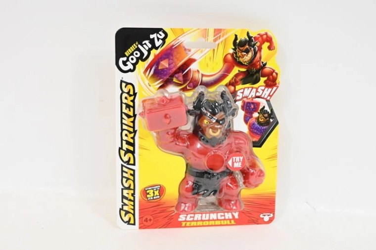 Heroes of Goo Jit Zu Smash Strikers Terrorbull action figure elastica