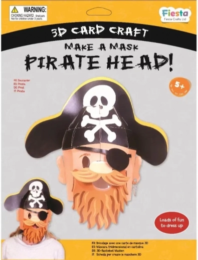 Kit creativo maschera 3D Pirata