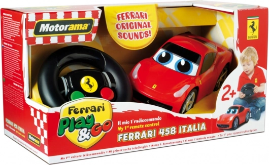 Auto RC per bambini Ferrari 458 Italia con suoni originali