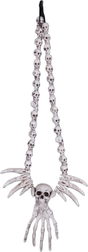 Accessori per feste – collana con teschi e tentacoli
