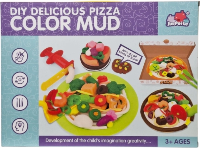 Set creativo di pasta da modellare a tema pizza