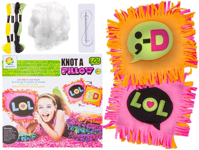 Kit creativo di cucito fai-da-te – cuscino di peluche da cucire