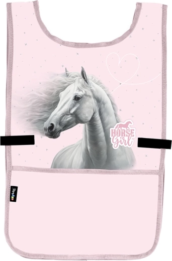 Grembiule poncho con motivo cavalli Romantic