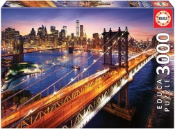 EDUCA Puzzle Crepuscolo su Manhattan 3000 pezzi