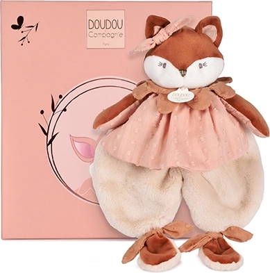 Set regalo Doudou – doudou peluche volpe Mina 29 cm
