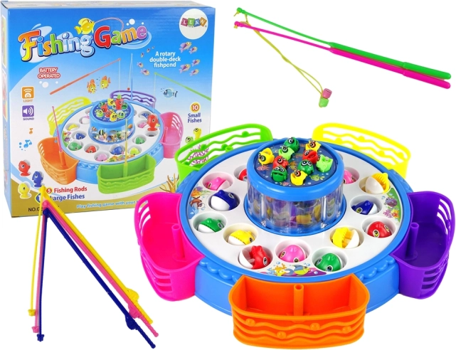 Gioco colorato di pesca dei pesciolini