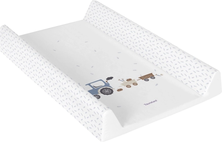 Träumeland materassino fasciatoio Little Farm blu 50 × 70 cm