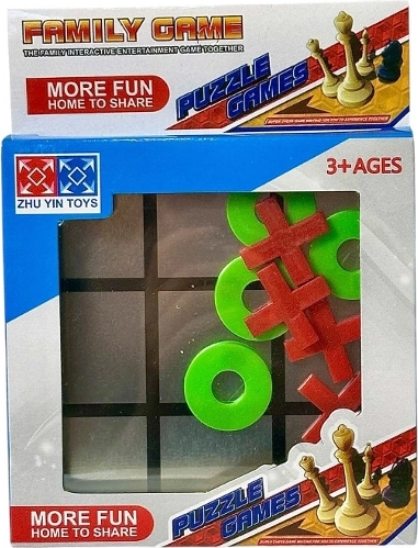 Gioco di logica del tris per bambini e famiglia