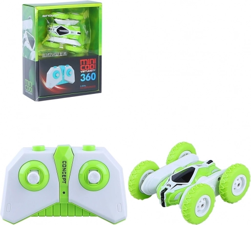 Auto RC acrobatico mini verde