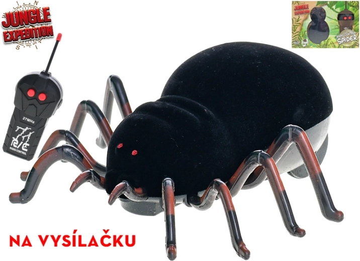 Ragno telecomandato Jungle Expedition 27 MHz, 12 cm