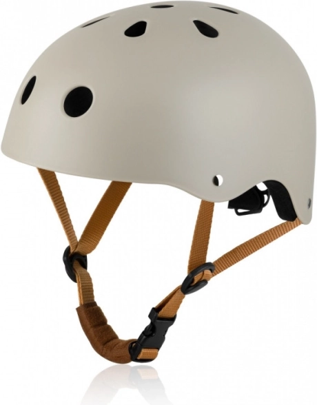 Casco per bambini LIONELO Beige Sand per bici e pattini