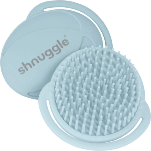 Spazzola in silicone per bambini Shnuggle blu