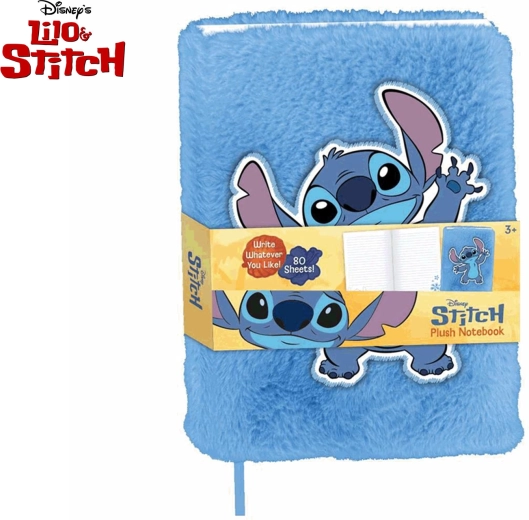 Taccuino peluche Lilo & Stitch A5, 80 fogli