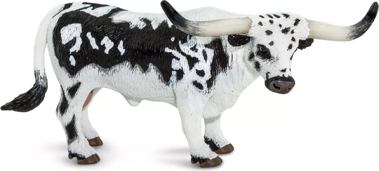 Figura di bovino Texas Longhorn Safari Ltd.
