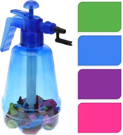 Pompa portatile per palloncini d’acqua 1,7 l con 100 palloncini
