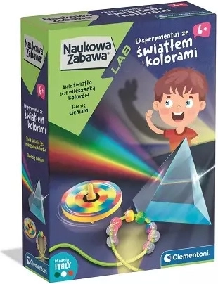 Clementoni luce e colori – kit sperimentale educativo per bambini