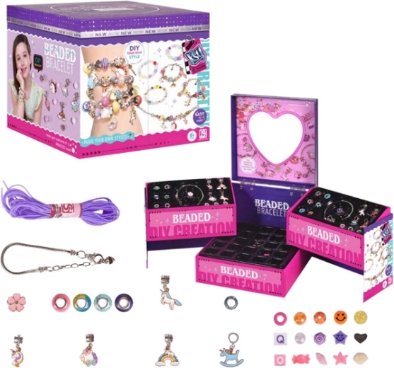 Set per creare gioielli in portagioie con specchietto