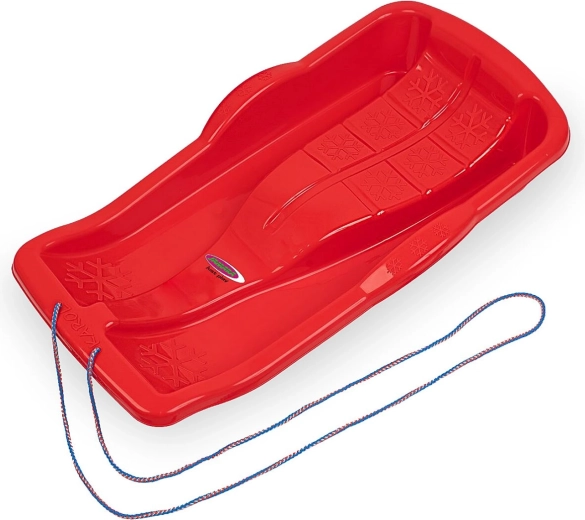 Bob da neve per bambini Snow Play Karol 80 cm rosso