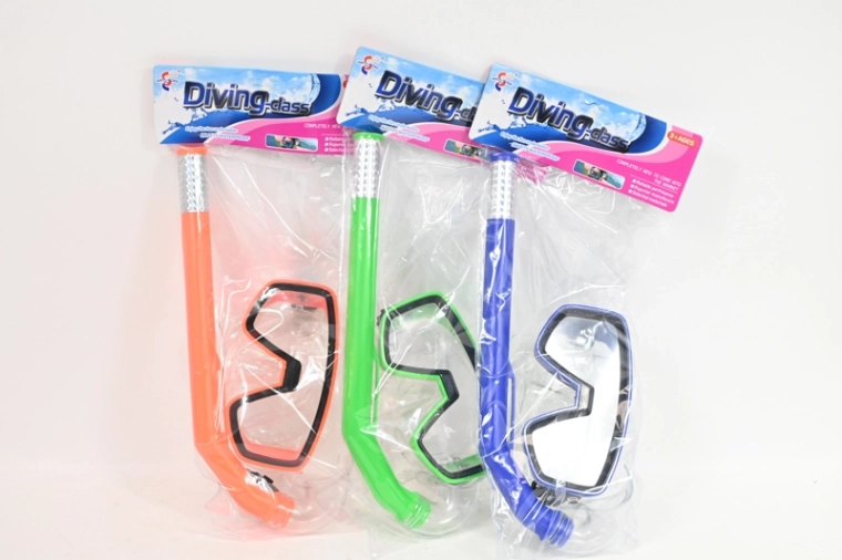 Set da snorkeling (maschera e boccaglio) per nuoto ricreativo