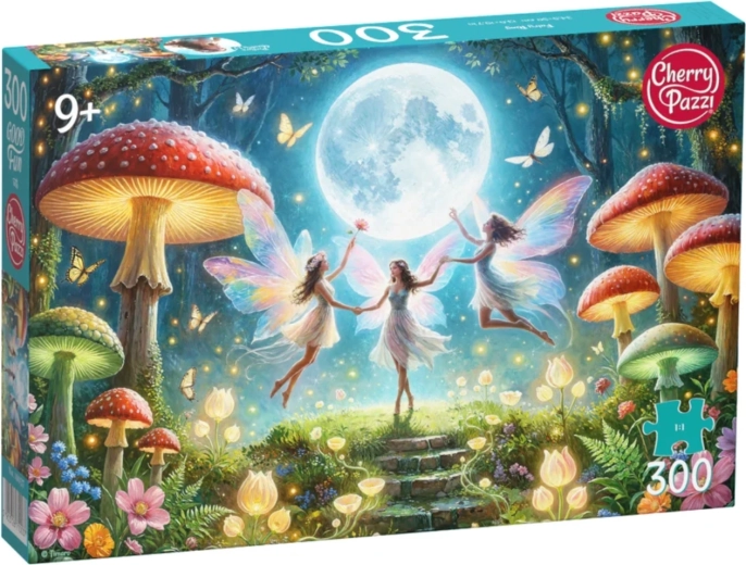 Puzzle Cherry Pazzi Fate tra gli agarici, 300 pezzi