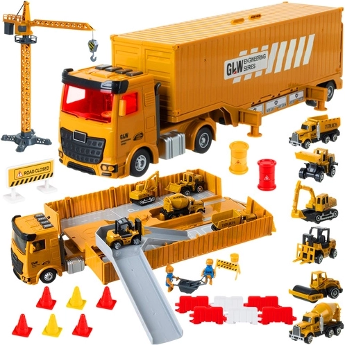 Iso Trade camion da cantiere con gru e accessori