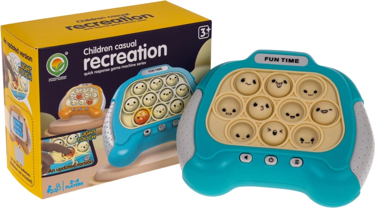 Gioco logico interattivo a forma di gamepad per bambini – Blu