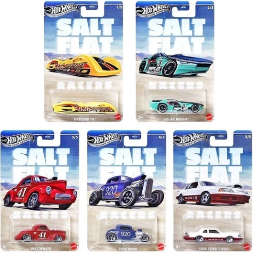 Hot Wheels Salt Flat Silver Series modello in metallo