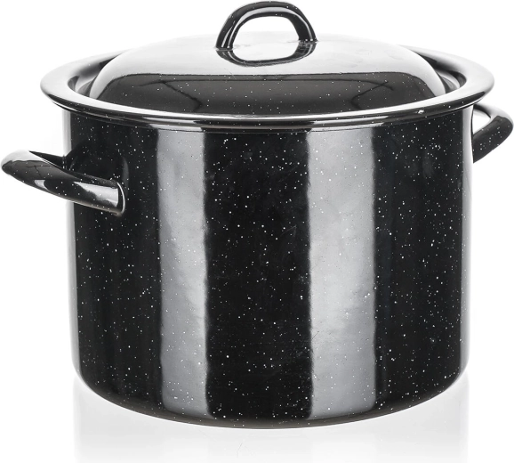 Pentola smaltata con coperchio 3 l, 18 cm