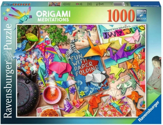 Puzzle Ravensburger Meditazione con Origami 1000 pezzi