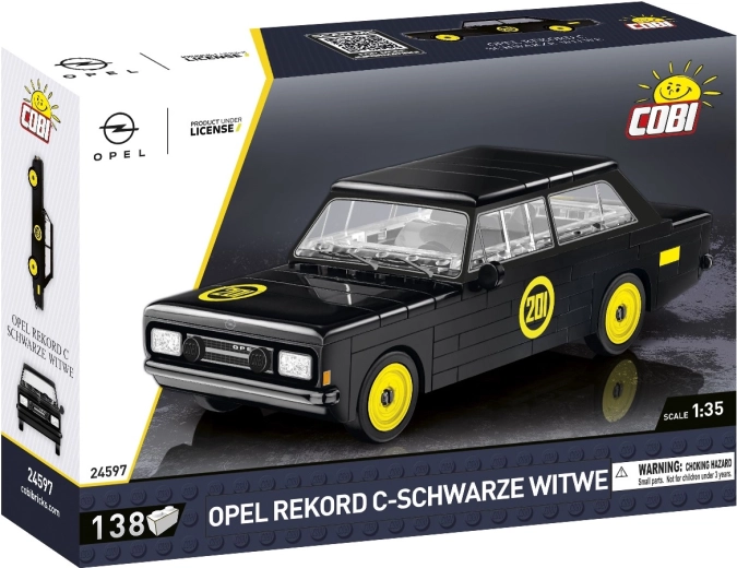 Cobi Opel Rekord C "Schwarze Witwe" (vedova nera) 1:35 – kit di costruzione del modello di auto