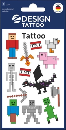 Tatuaggi Pixel per bambini