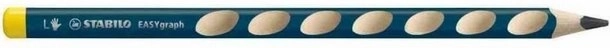 Matita ergonomica per mancini Stabilo Easygraph blu scuro