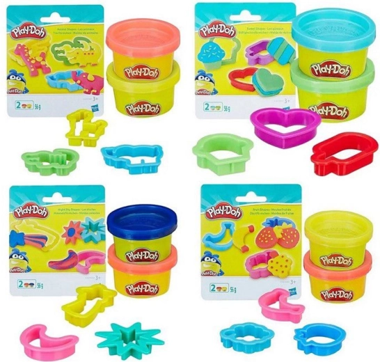 Set di pasta modellabile 2×56 g con accessori, mix di tipi
