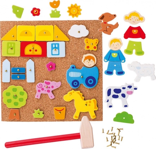 Goki Gioco con il martelletto Fattoria