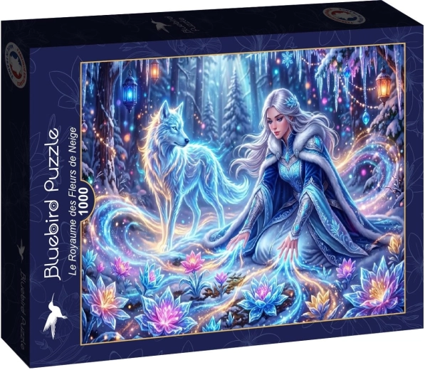 Puzzle BLUEBIRD Il regno dei fiori di neve, 1000 pezzi