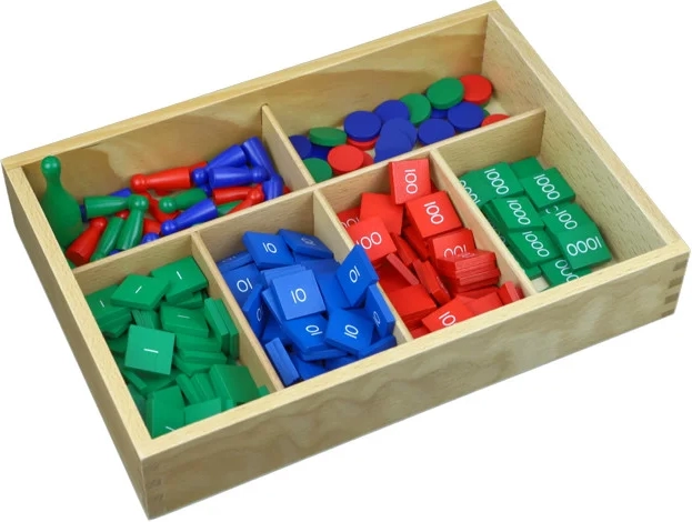 Gioco Montessori con tessere Moyo