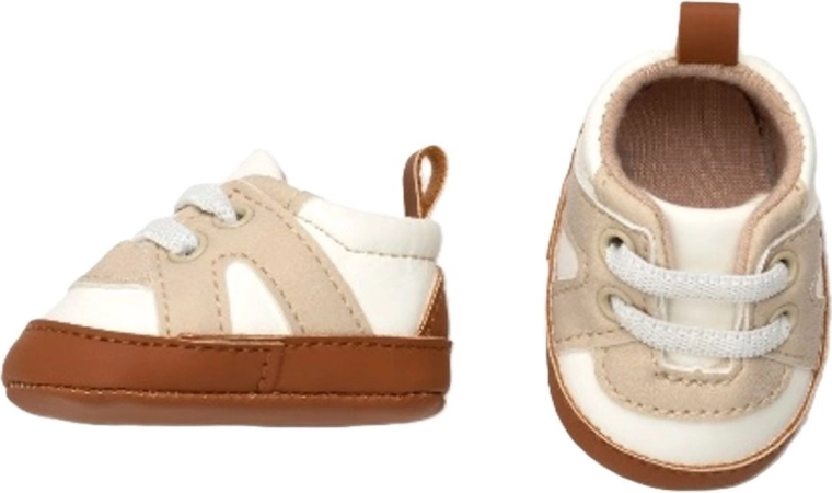 Scarpe da ginnastica Guca per bambole beige-marrone
