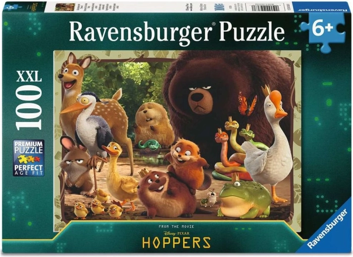 Puzzle Ravensburger Un salto nella natura selvaggia XXL, 100 pezzi
