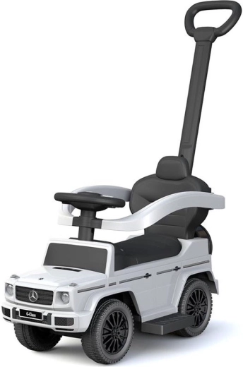 Girello per bambini con asta guida Mercedes-Benz G-Class Baby Mix bianco