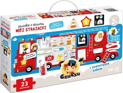 CzuCzu Puzzle con sagome Furgone dei pompieri