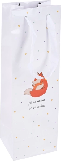 Sacchetto regalo in carta «Io sto bene…» 12 × 10 × 36 cm