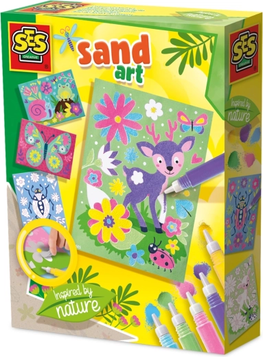 Sand Art colorare divertente – natura