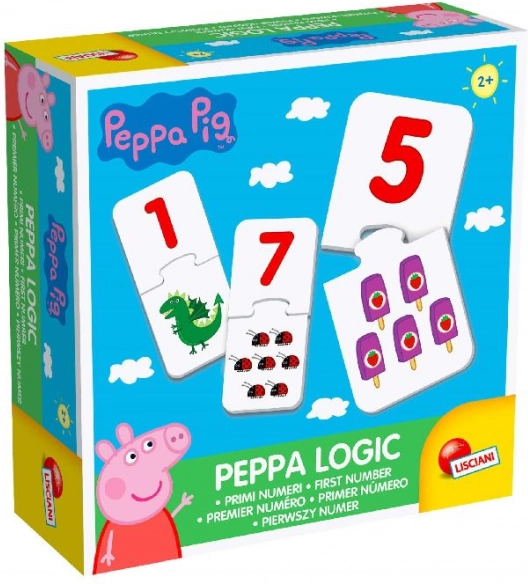 Peppa Pig puzzle a due pezzi per i più piccoli