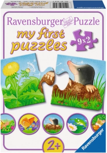 RAVENSBURGER I miei primi puzzle Animaletti in giardino 9x2 pezzi