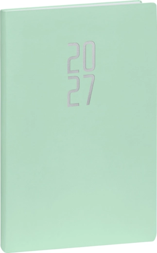 Agenda settimanale Notique Ponza 2027 menta 15 × 21 cm